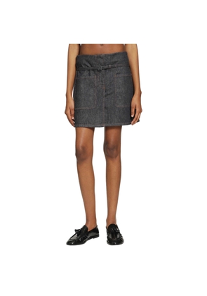 Two Pockets Denim Skirt