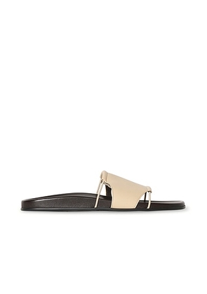 The Row Vivienne Slide in Cold Ivory - Ivory. Size 37 (also in 38, 38.5).