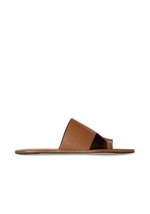 The Row Malick Thong Sandal in Honey - Brown. Size 37 (also in 37.5, 38.5, 39, 39.5, 40, 41).