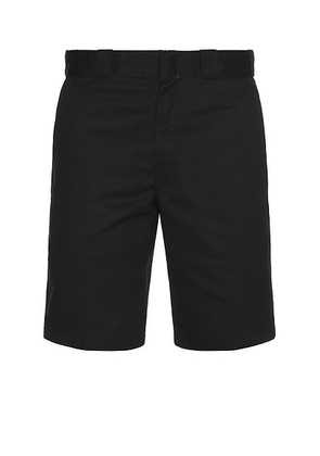Dickies 874 11 Short in Black - Black. Size 30 (also in 32, 38).