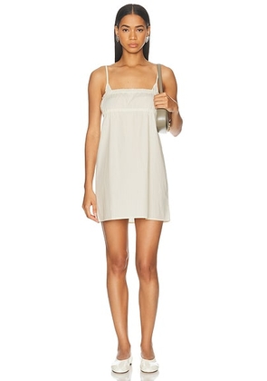 Deiji Studios Edge Dress in Citrus Stripe - Lemon. Size XS (also in L, M, S).