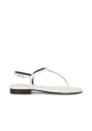 Emme Parsons Cecilia Sandal in Optic White Calfskin - White. Size 35 (also in 36, 37, 38, 39, 40, 41).