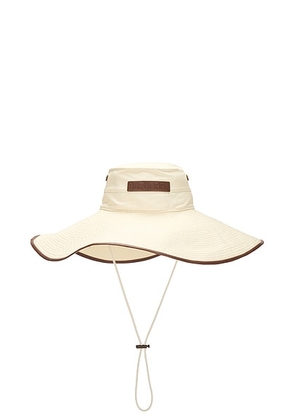 Burberry Sun Hat in Calico - Beige. Size S (also in M, L).