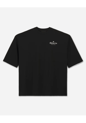 Men s Willy Chavarria Logo Shortsleeve T-Shirt Black