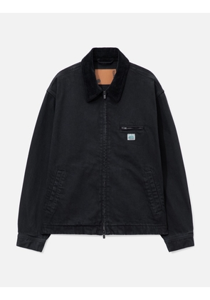 Cord Collared Zip-Up Jacket