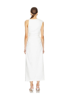Clea Elijah Fringe Dress in White. Size XS. Also in S.