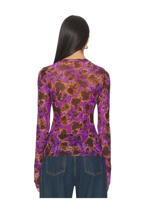 AFRM Kaylee Top in Purple. Size S. Also in XXS, XS, M, L, XL, XXL, 1X, 2X, 3X.