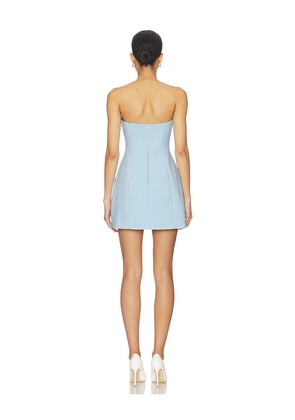 Bardot Karoline Hourglass Mini Dress in Baby Blue. Size 4. Also in 2, 6, 8.