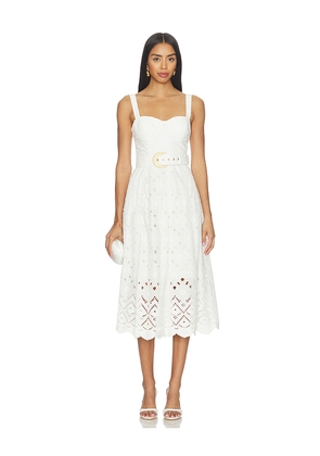 Cara Cara Calypso Dress in White. Size 0. Also in 2, 4, 6, 8, 10, 12.