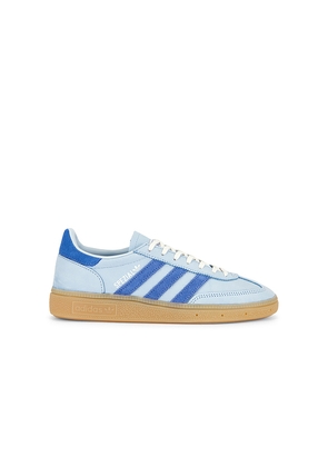adidas Originals Handball Spezial Sneaker in Baby Blue. Size 5. Also in 5.5, 6, 6.5, 7, 7.5, 8, 8.5, 9, 9.5, 10.