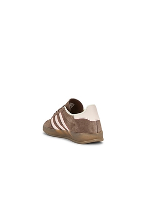 adidas Originals Gazelle Indoor Sneaker in Brown. Size 5. Also in 10, 5.5, 7, 8.5, 9.5.