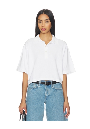 Citizens of Humanity Lowen Polo Shirt in White. Size XS. Also in L, M, S, XL.