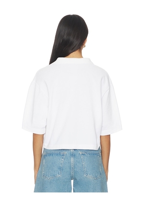 Citizens of Humanity Lowen Polo Shirt in White. Size XS. Also in S, M, L.