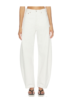 AGOLDE Luna Pieced Jean in Ivory. Size 23. Also in 24, 25, 26, 27, 28, 29, 30, 31, 32, 34.