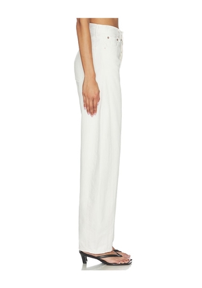 AGOLDE Luna Pieced Jean in Ivory. Size 23. Also in 25, 28.