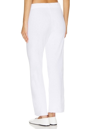 James Perse Cutoff Sweatpant in White. Size 1/S. Also in 2/M.