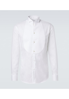 Giorgio Armani Cotton poplin tuxedo shirt