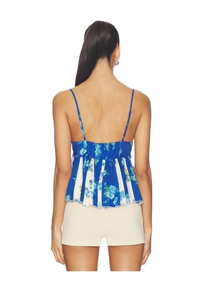 Free People Tillie Top in Blue. Size XS. Also in S, M, L, XL.