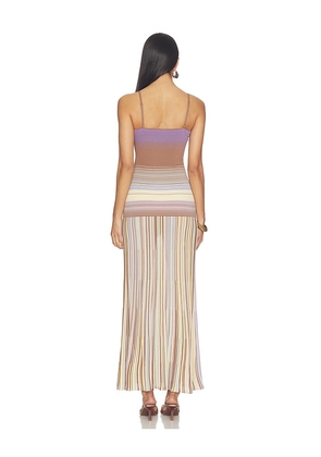FAITHFULL Esenia Knit Dress in Brown. Size S. Also in M.