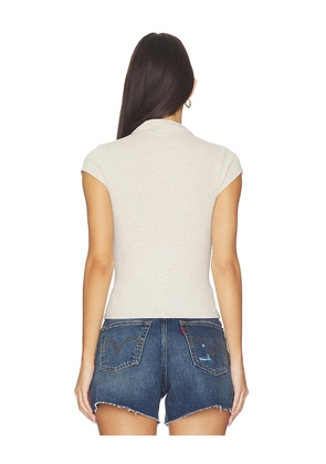 Geel Gem Tee in Cream. Size S. Also in XS, M, L.