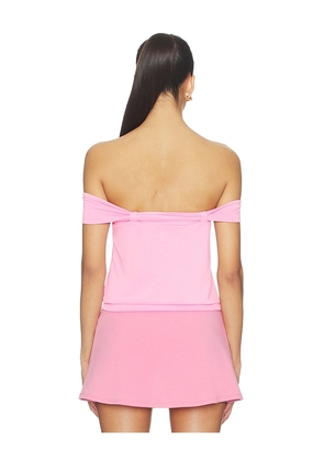 Geel Wilson Top in Pink. Size S. Also in XS, M, XL.