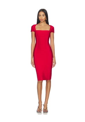Herve Leger The Premiere Dress in Red. Size S. Also in L.