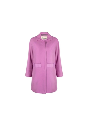 Herno Purple Cotton Coat - 42