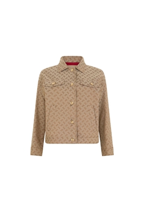 Herno Brown Cotton Denim Jacket - 44