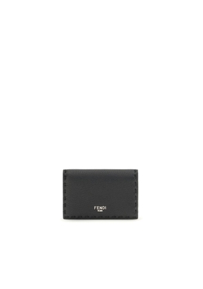 Fendi Black Calf Leather Bos Taurus Wallet