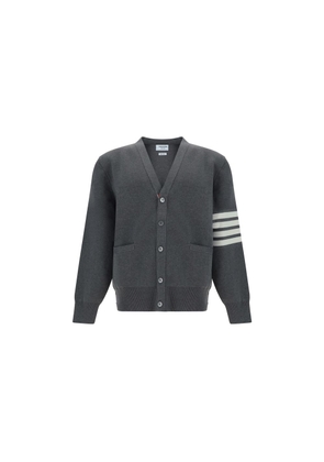 Thom Browne Gray Cotton Cardigan - 3