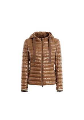 Herno Brown Polyamide Shell Jacket - 38