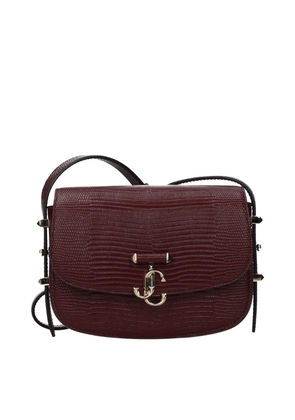 Jimmy Choo Red Leather Shoulder Bag