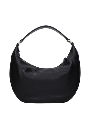 Jimmy Choo Black Leather Shoulder Bag