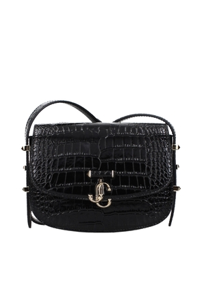 Jimmy Choo Black Leather Crossbody Bag