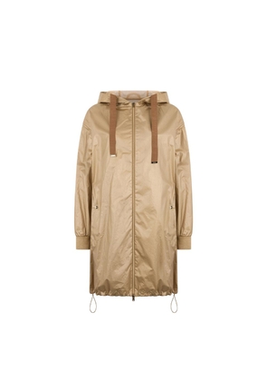 Herno Brown Cotton Coat - 42