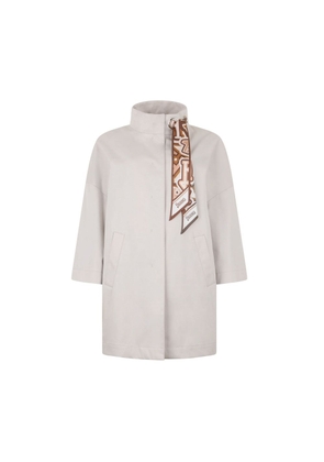 Herno White Cotton Coat - 42