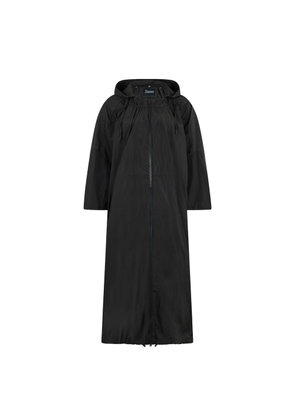 Herno Black Polyester Coat - 42