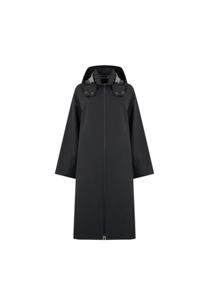 Herno Black Polyester Coat - 40