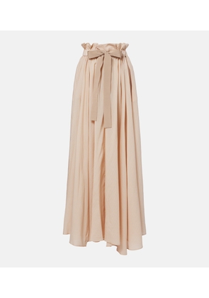 Patou Striped maxi skirt