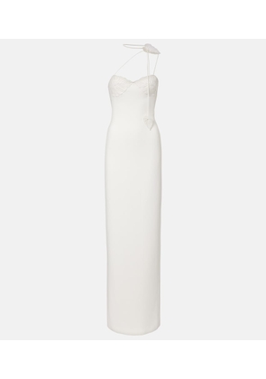 David Koma Embroidered gown