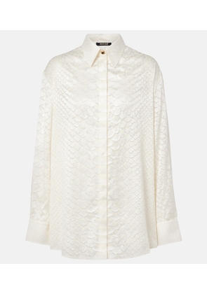 Roberto Cavalli Snake-print shirt