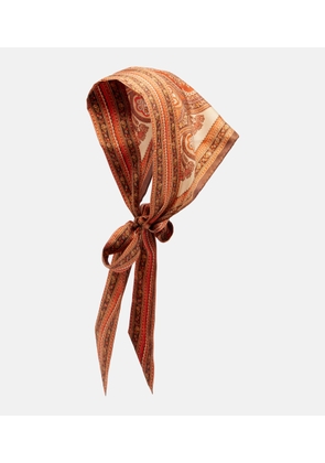 Zimmermann Paisley silk scarf