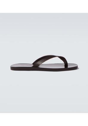Ancient Greek Sandals Solon leather thong sandals