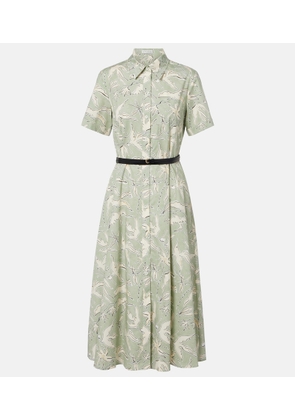 Altuzarra Kiera printed cotton-blend shirt dress