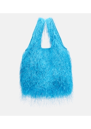 Dries Van Noten Marche Medium fringed top-handle bag