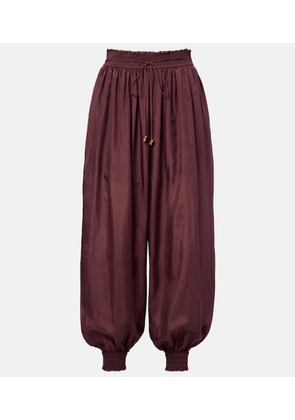 Zimmermann Aster silk habotai balloon pants
