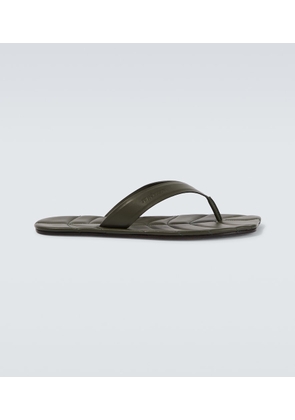 JW Anderson Leaf leather thong sandals