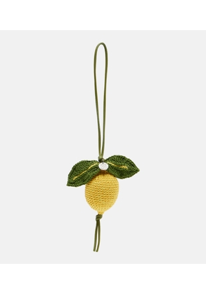 JW Anderson Lemon crochet bag charm