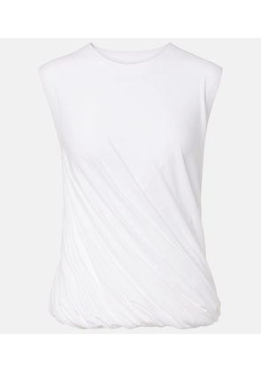 Norma Kamali Twist jersey top