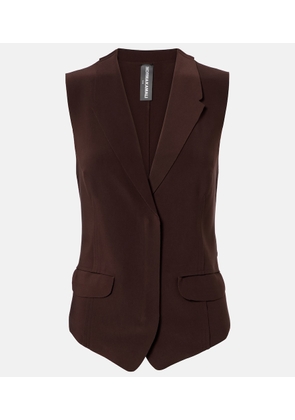 Norma Kamali Crepe vest